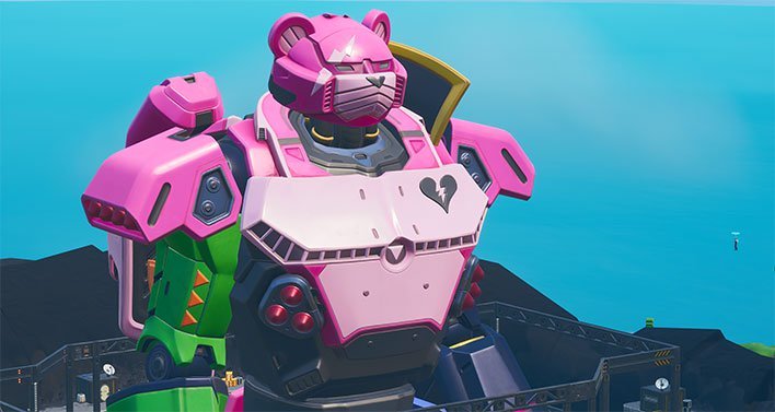 Fortnite Cattus Event: Leaked giant robot under construction at