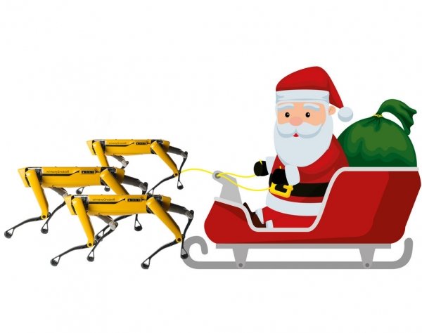 christmas santa claus spot boston dynamics