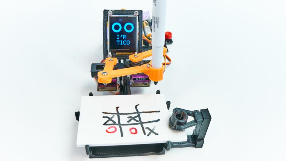 TICO - Tic -Tac-Toe Arduino Robot PlayRobotics